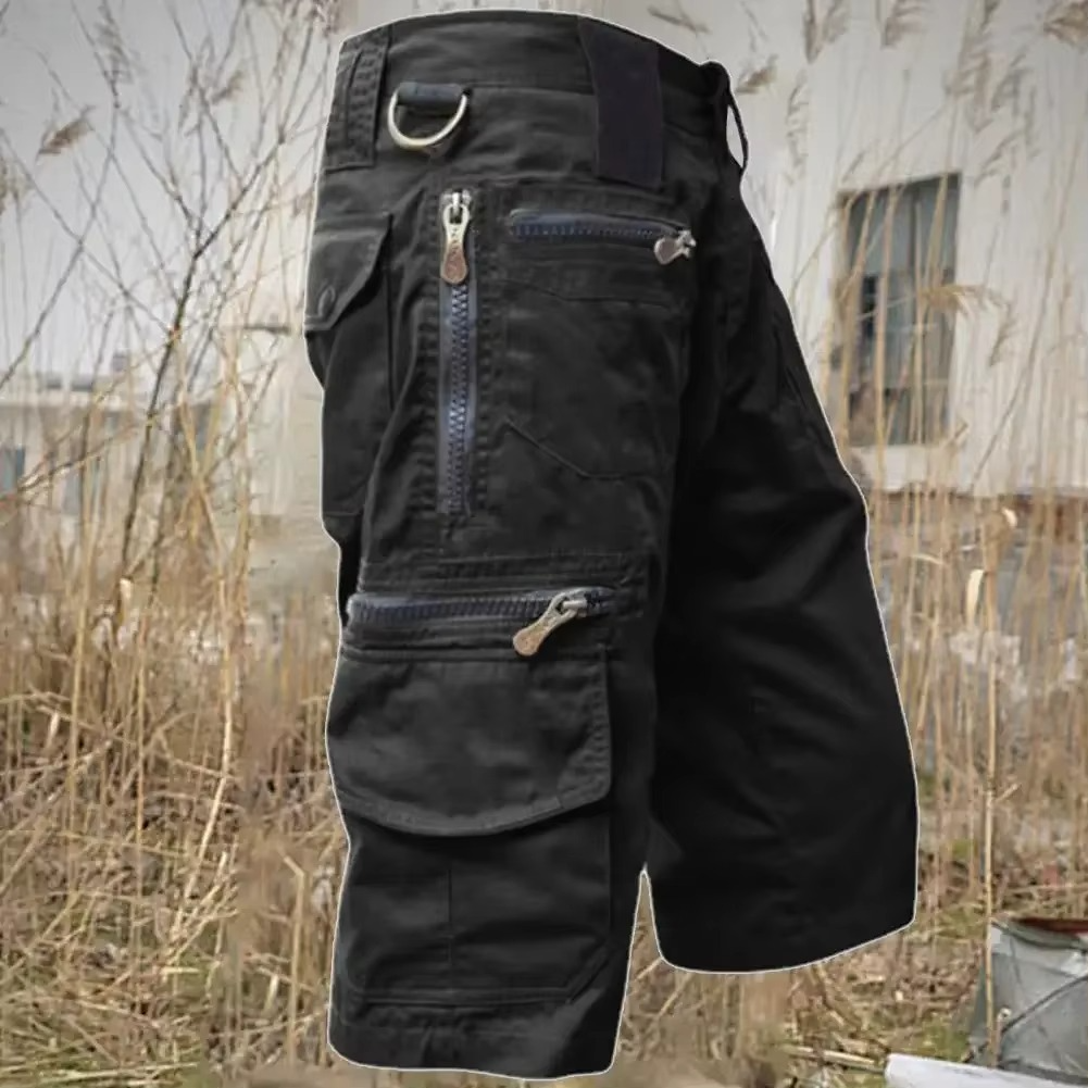 Amawinc Shorts Cargo Homme Multipoches Style Militaire Coupe Droite Pour Été Confortable