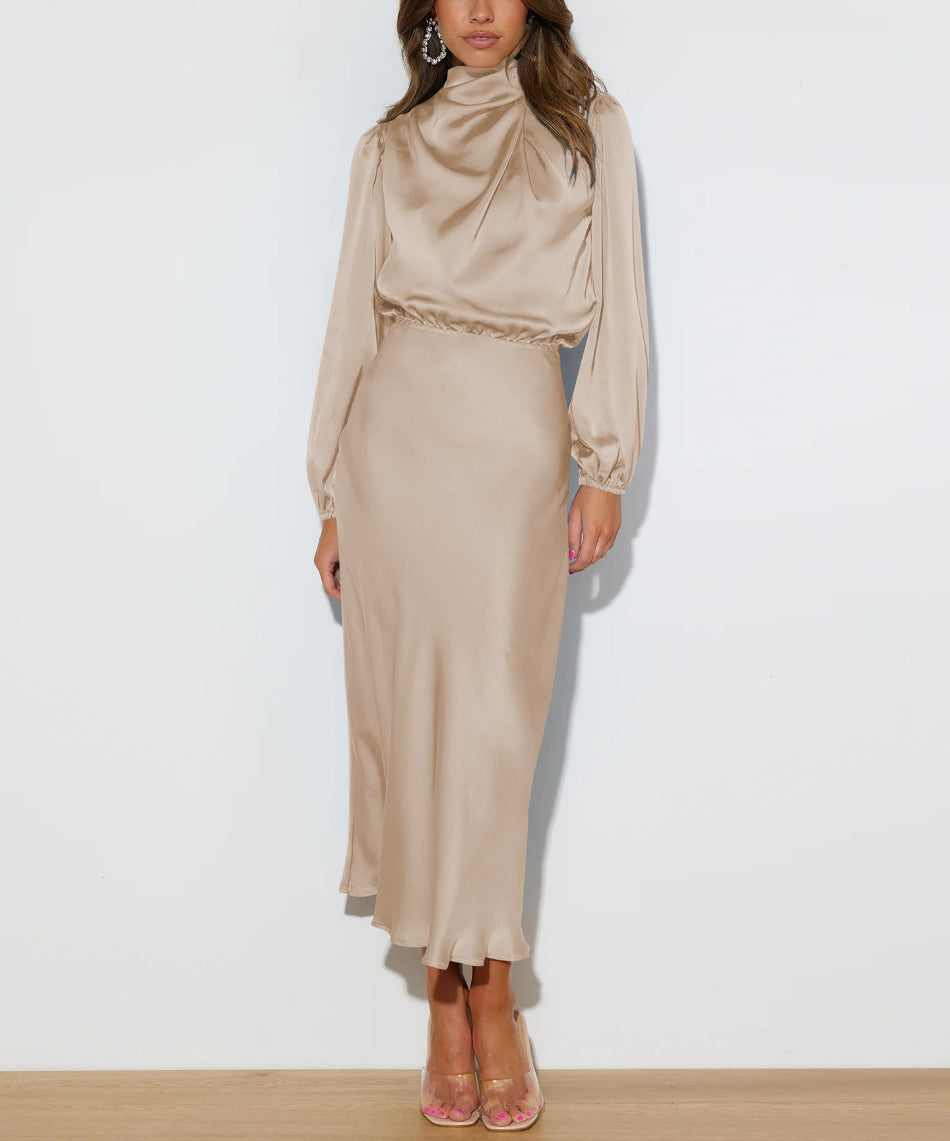 Lena: Elegantes Kleid mit langen Ärmeln