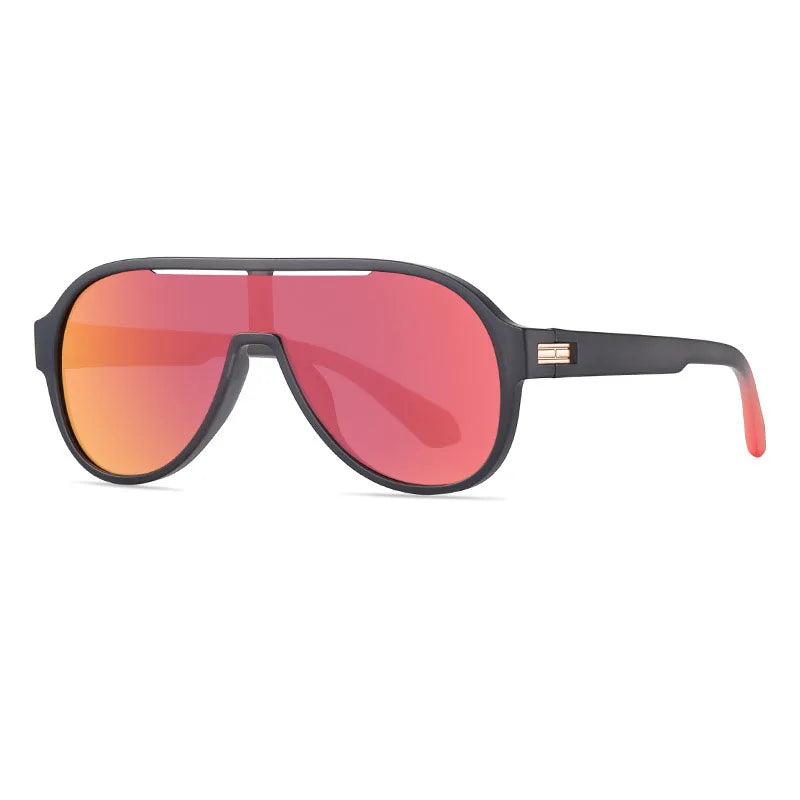 Lunettes De Soleil Polarisées Miroir Maverik Jetliner Bleu Cadre TR90 Pour Hommes Protection UV