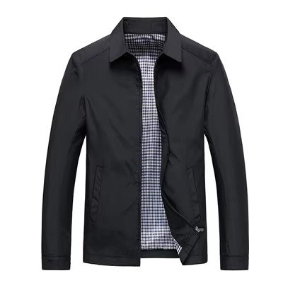 Veste Légère De Printemps Coupe Vent Pour Homme Golf Et Plein Air Doublure Carreaux