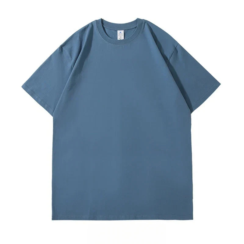 T Shirt En Coton 100 Pour Cent Coupe Décontractée Minimaliste Pour Un Style Polyvalent Et Confortable