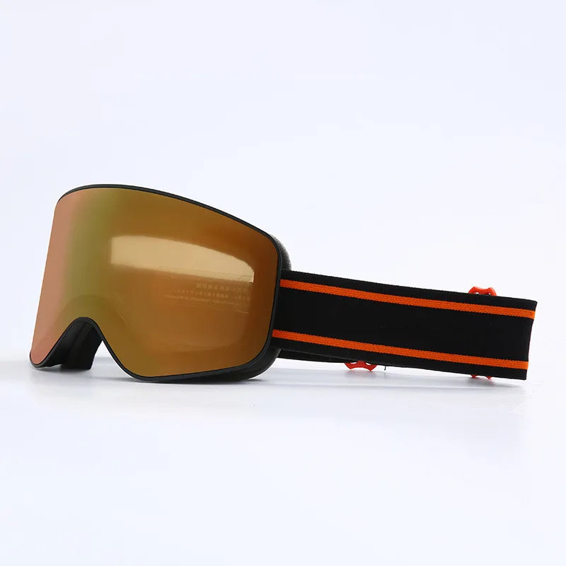 Lunettes De Ski Cylindriques Aspen Shield UV400 Anti Buée Sangle Antidérapante Compatibles OTG Ajustables