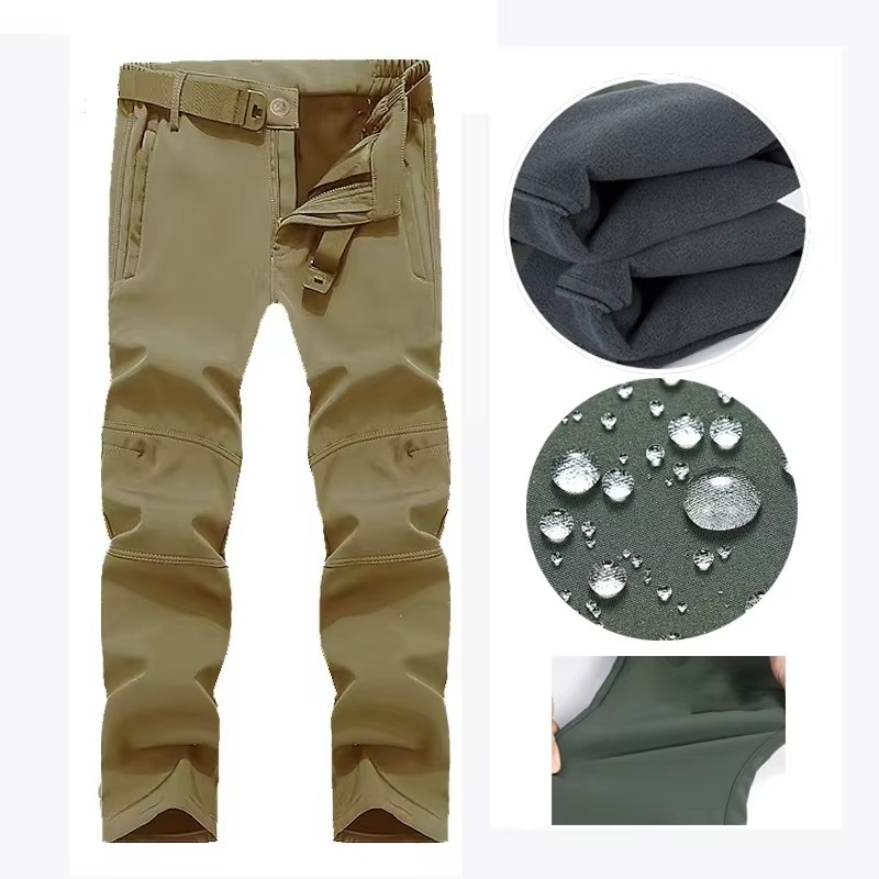 Veste Softshell Imperméable Pour Homme Avec Polaire Thermique Pour Randonnée, Camping Et Aventures Hivernales