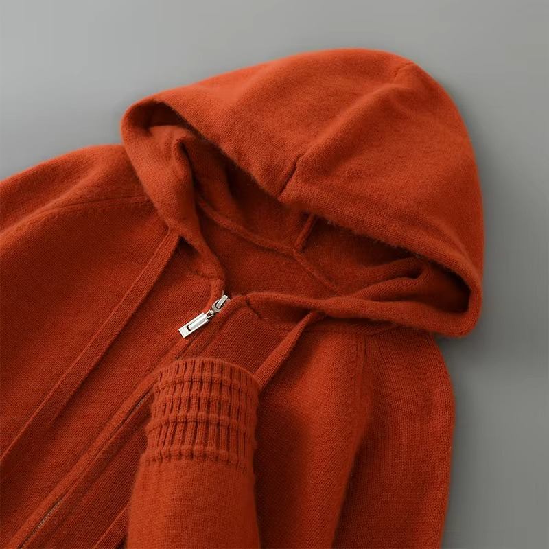 Cardigan En Laine Mérinos À Capuche Pour Homme Tailles S À XXXL Amawinc Chaud Et Raffiné