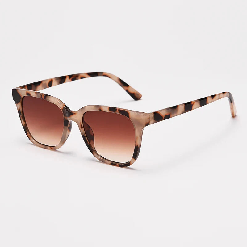 Lunettes De Soleil Safari Imprimé Sauvage Rétro Léger Confortable Montures Plastiques Dégradé UV 400