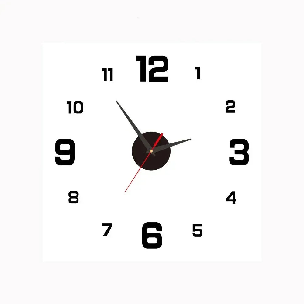 Horloge Murale Moderne En Verre Et Métal Avec Finition Dorée Et Cadran Dégradé Et Repères Minimalistes