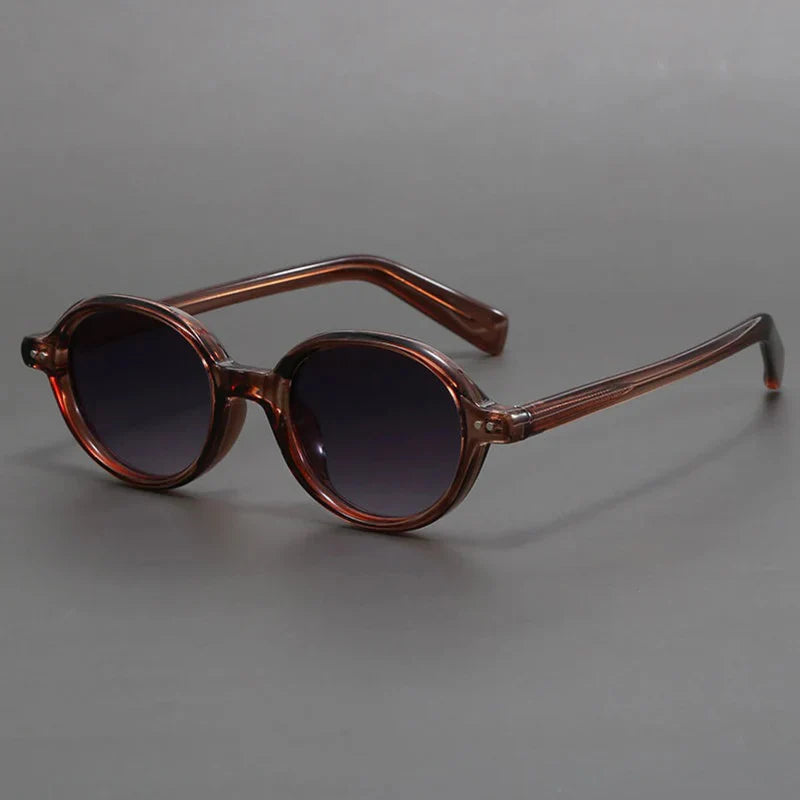 Lunettes De Soleil Rondes Vintage Inspirées Polarisées UV Léger Cadre TR90 Unisexe