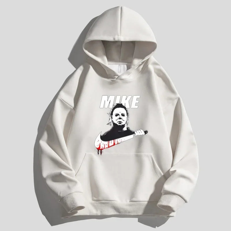 Amawinc Hoodie Motif Mike Pour Homme Polaire Premium Coupe Décontractée Impression Graphique Durable