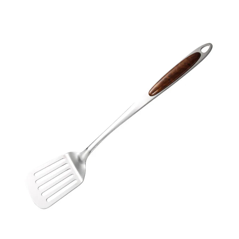 Ensemble Ustensiles Sylvan Manche Ergonomique En Acier Inoxydable 18 8 Finition Miroir Pour Cuisine Lavable