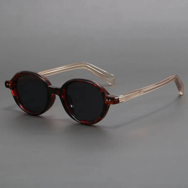 Lunettes De Soleil Rondes Vintage Inspirées Polarisées UV Léger Cadre TR90 Unisexe