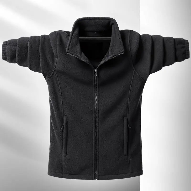Amawinc Veste Polaire Street Ready Pour Hommes Coupe Premium Ajustée Polyvalente Design Minimaliste Avec Zip Durable