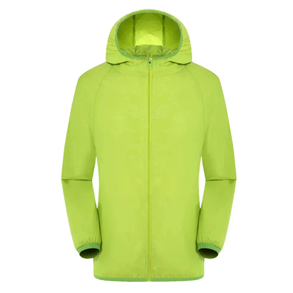 Amawinc Nordisk Flair Imperméable Trench Pour Homme Étanche Capuche Fermeture Éclair Avant Décontracté
