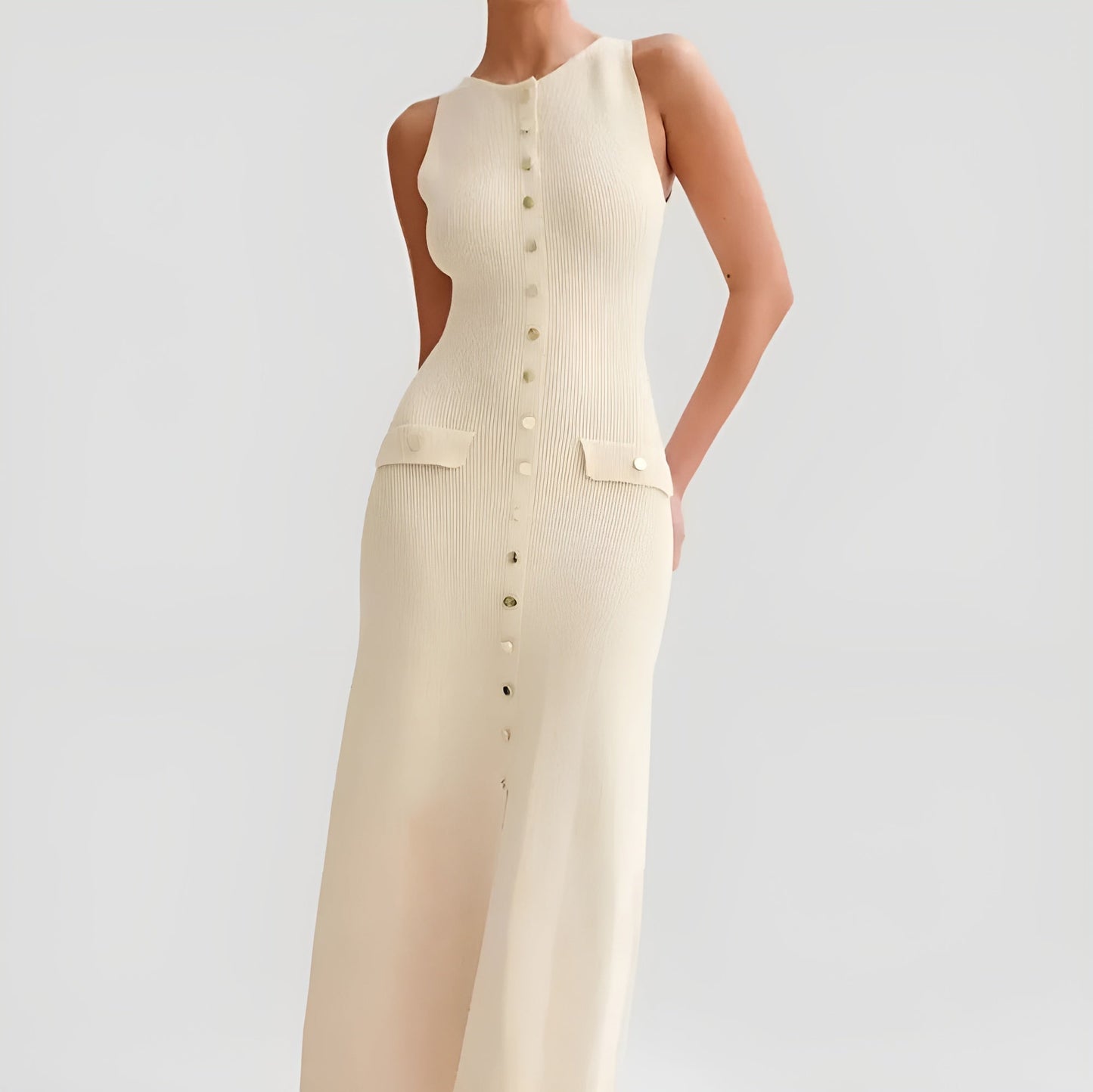 Valentina Robe En Maille A Ligne Élégante Pour Jour Et Nuit Par Amawinc Idéale Pour Élégance Sans Effort