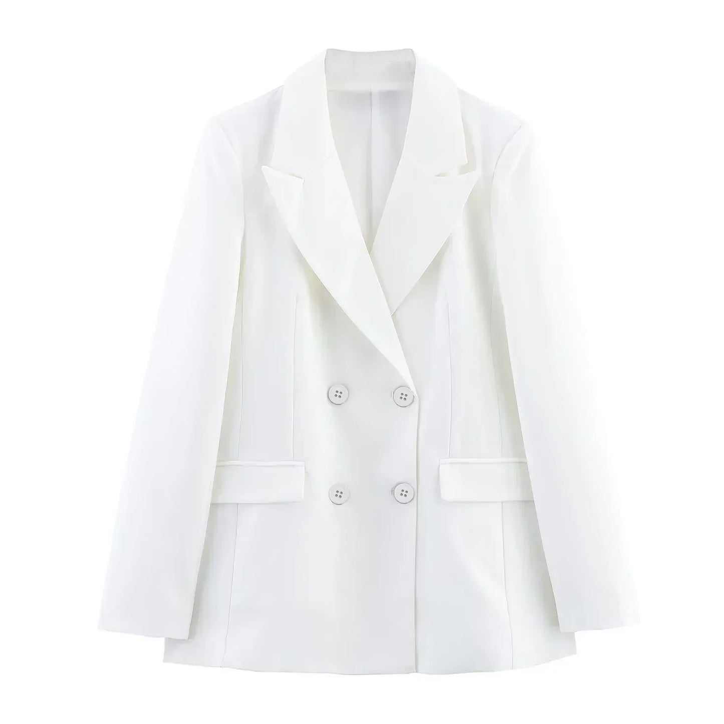 Ensemble Tailleur Femme Chic Avec Blazer Long Sur Mesure Pour Le Travail Réunions Professionnelles Et Événements