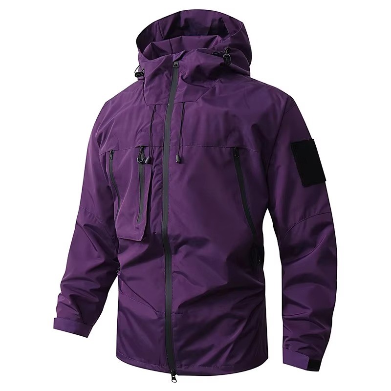 Veste Imperméable Coupe-Vent Unisexe Pour Randonnée Camping Aventure Tout Temps Amawinc