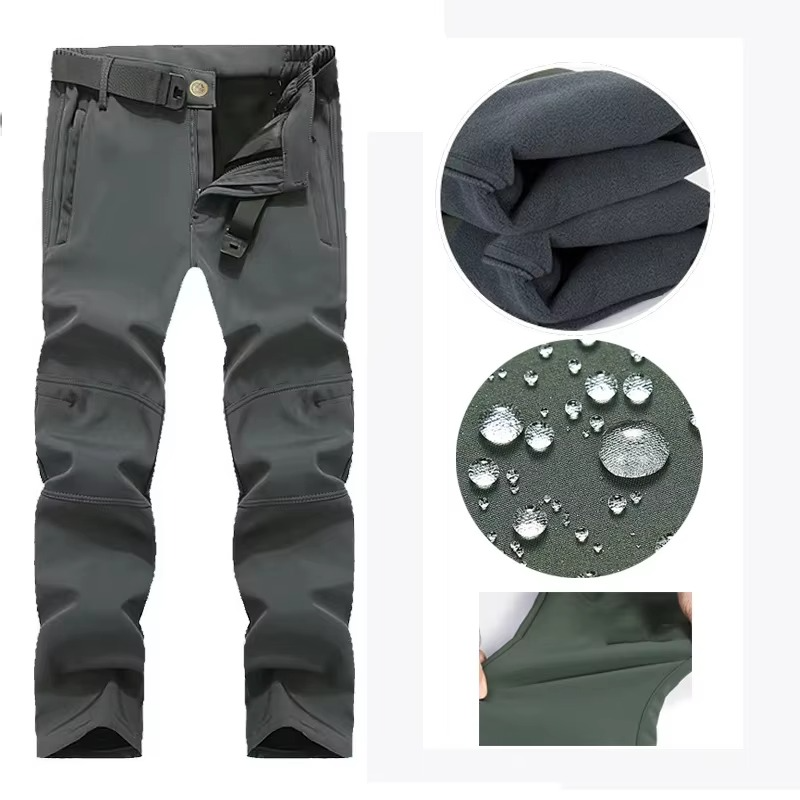 Veste Softshell Imperméable Pour Homme Avec Polaire Thermique Pour Randonnée, Camping Et Aventures Hivernales