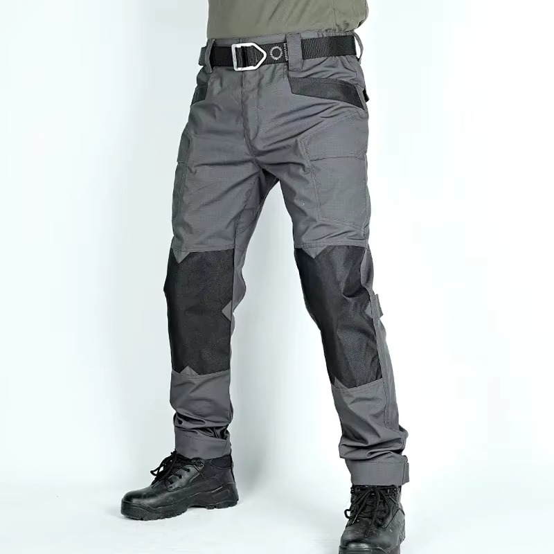 Pantalon Cargo Tactique Homme Imperméable Multi Poches Résistant À L'Usure Pour Activités Extérieures