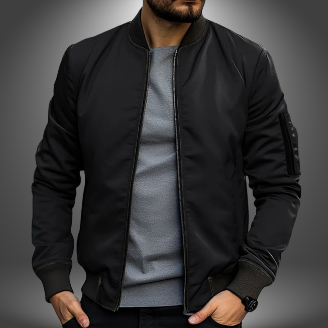 Veste Bomber Légère Pour Homme Amawinc Oliver Respirante Confortable Idéale Automne Printemps