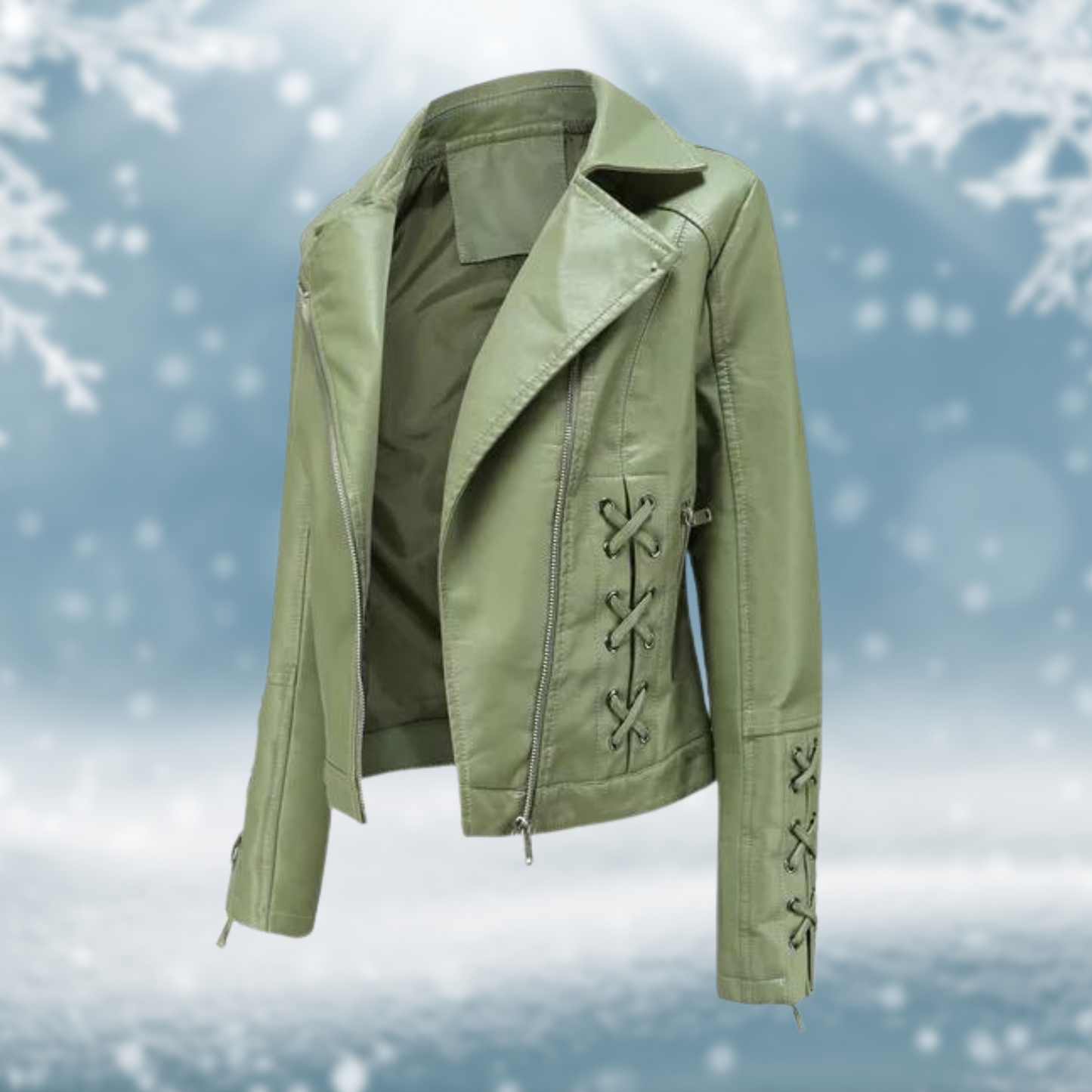 Myla: Vegan Leather Jacket