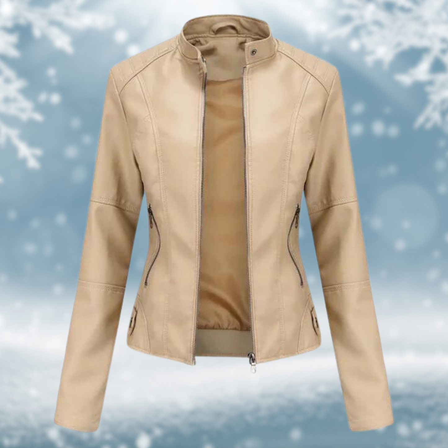Ayla: Vegan Leather Jacket