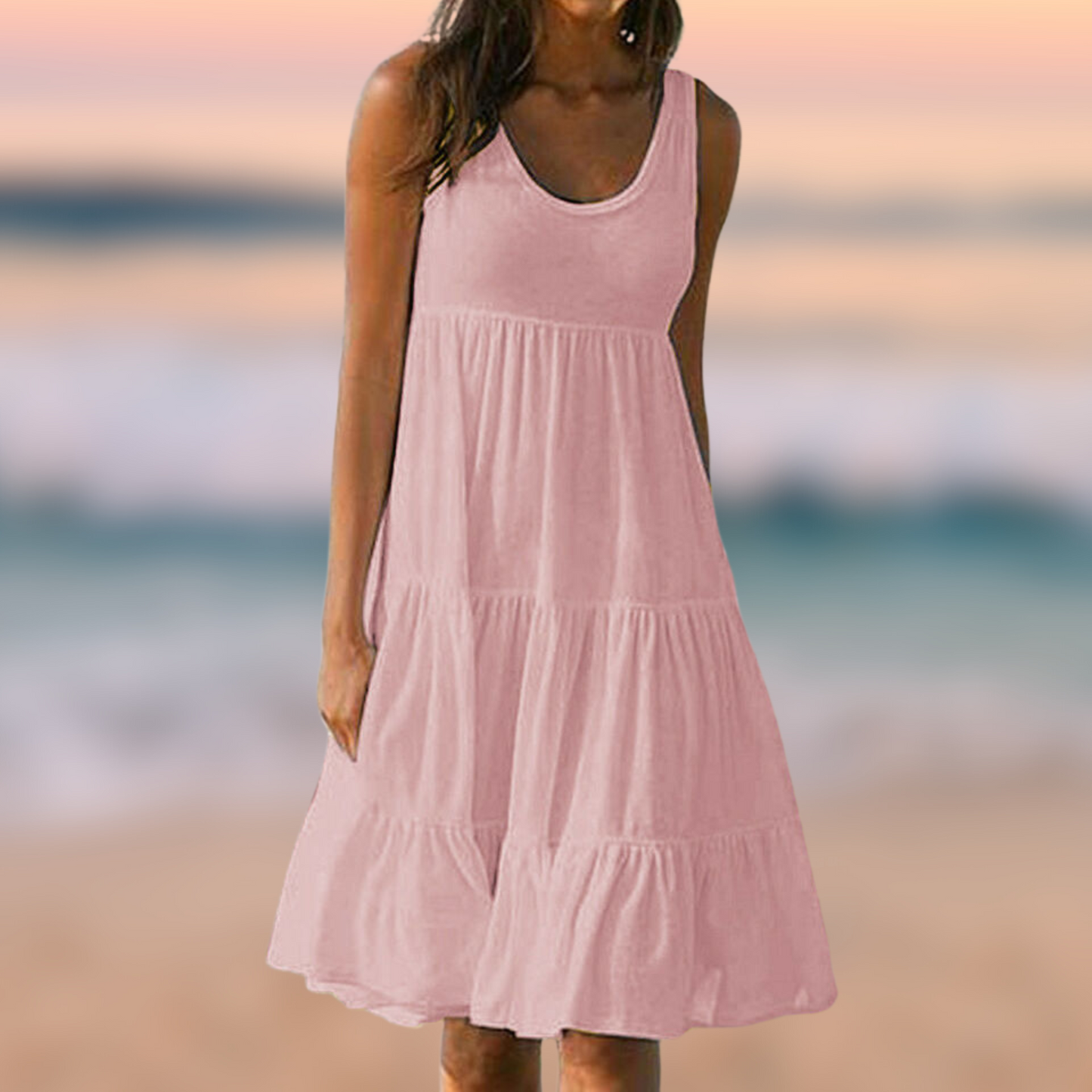 Honora: Ärmelloses Kleid für den Sommer