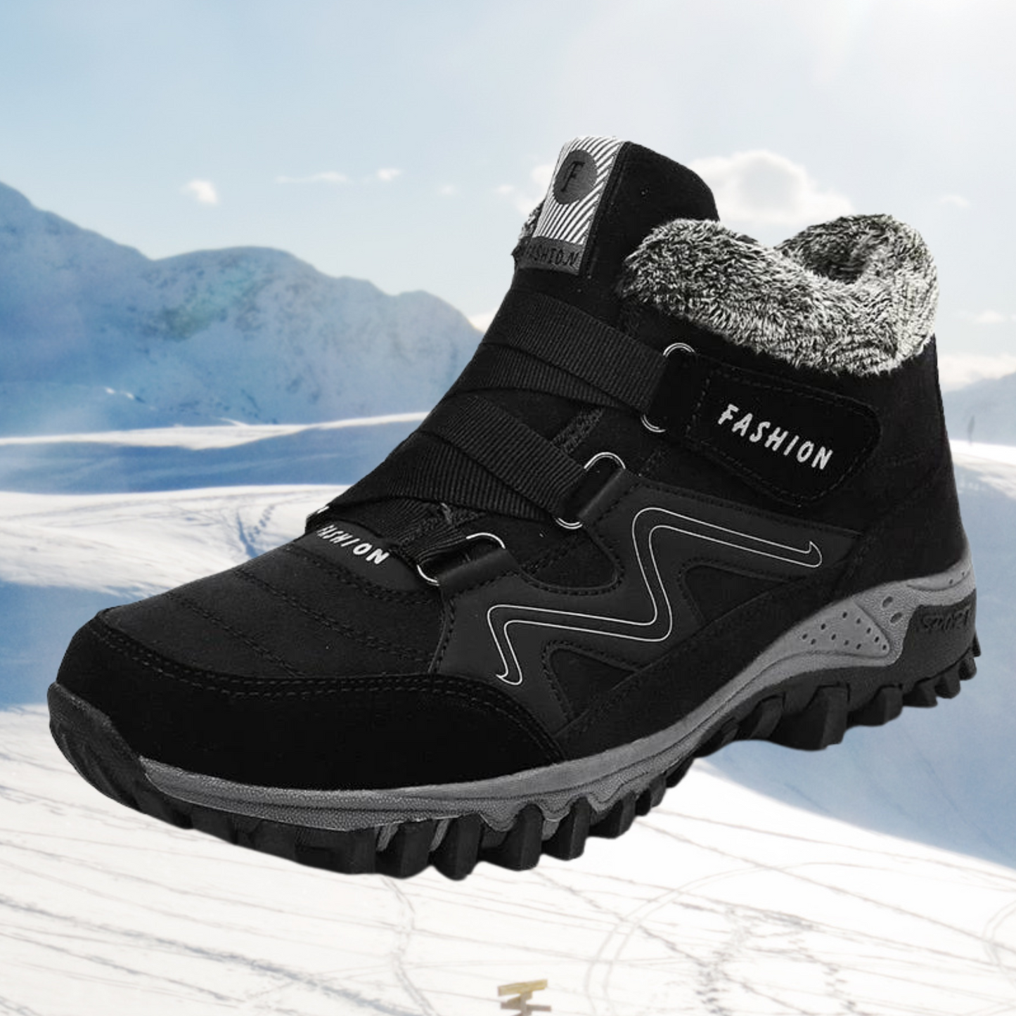 Damen-Winterstiefel aus Kunstfell: Abigail