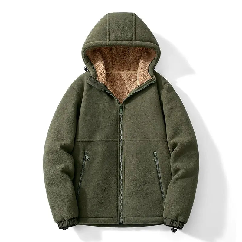 Sweat À Capuche Bear Republic En Polaire Doux Col Montant Poches Chauffe Mains Pour Un Confort Durable