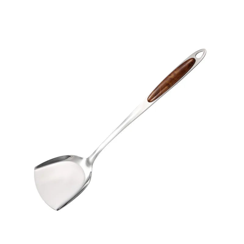Ensemble Ustensiles Sylvan Manche Ergonomique En Acier Inoxydable 18 8 Finition Miroir Pour Cuisine Lavable