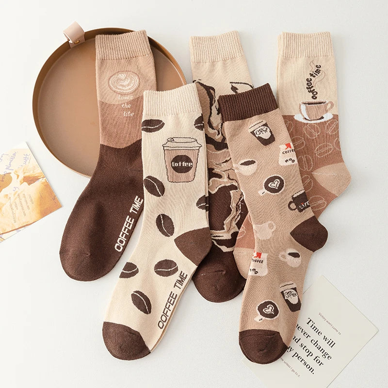 Chaussettes Morning Brew Crew Pour Amateurs De Café Design Tasse Café Marrant Et Confortable Pour Le Quotidien