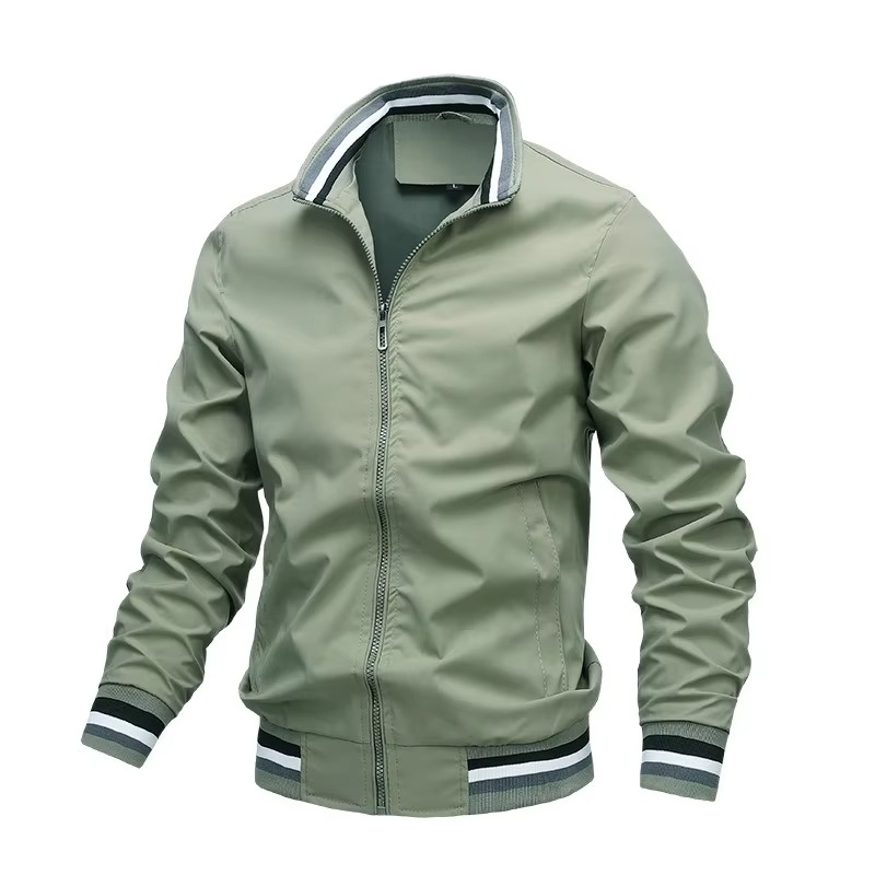 Veste Coupe Vent Imperméable Pour Homme Avec Col Debout Automne Et Hiver Confort Et Confiance Au Quotidien