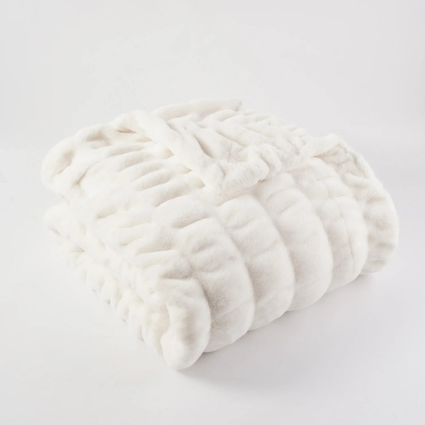 Couverture En Fausse Fourrure De Lièvre Versailles Veloutée Et Luxueuse Pour Un Confort Total