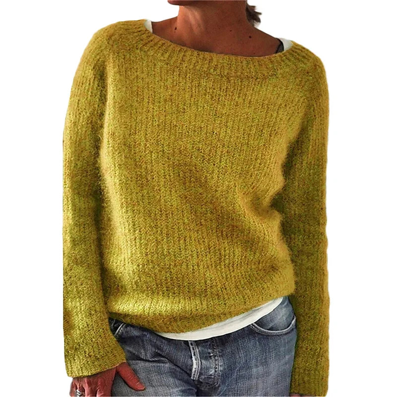 Abigail Pull en Maille Décontracté pour Femmes Confort Quotidien et Polyvalent pour la Vie Active