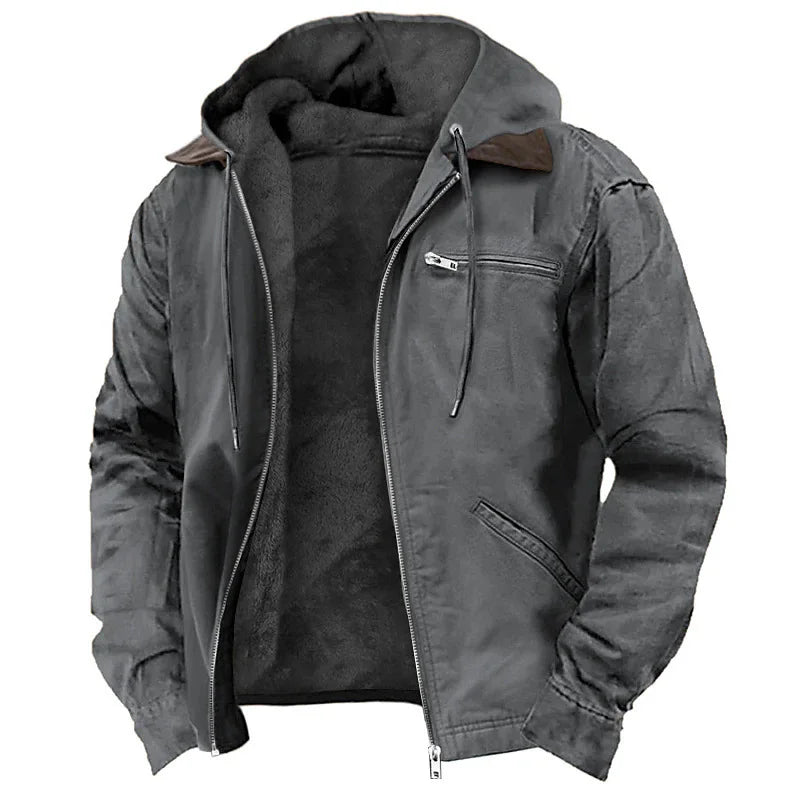 Veste Berrick Vanguard Pour Homme Coton Robuste Avec Zip Devant Poches Utilitaires Doublure Polaire Confortable
