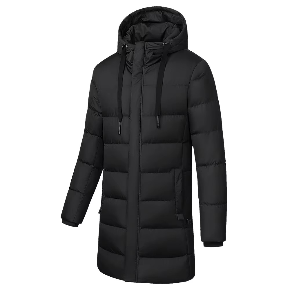Manteau Long À Capuche Chauffant En Duvet Avec Technologie De Chauffage USB Pour Ski Et Aventure DHiver