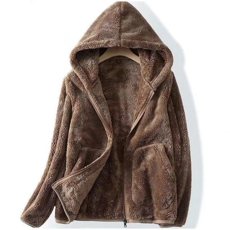 Zevar Sweat À Capuche Zippé En Polaire Confortable Pour Moments Décontractés Et Stylés