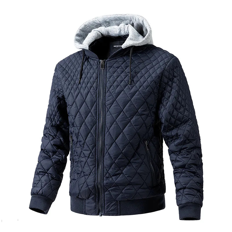Doudoune Puffer Valdis Rembourrage En Coton Poches Zippées Fermeture Éclair Principale Slim Fit Manches Côtelées