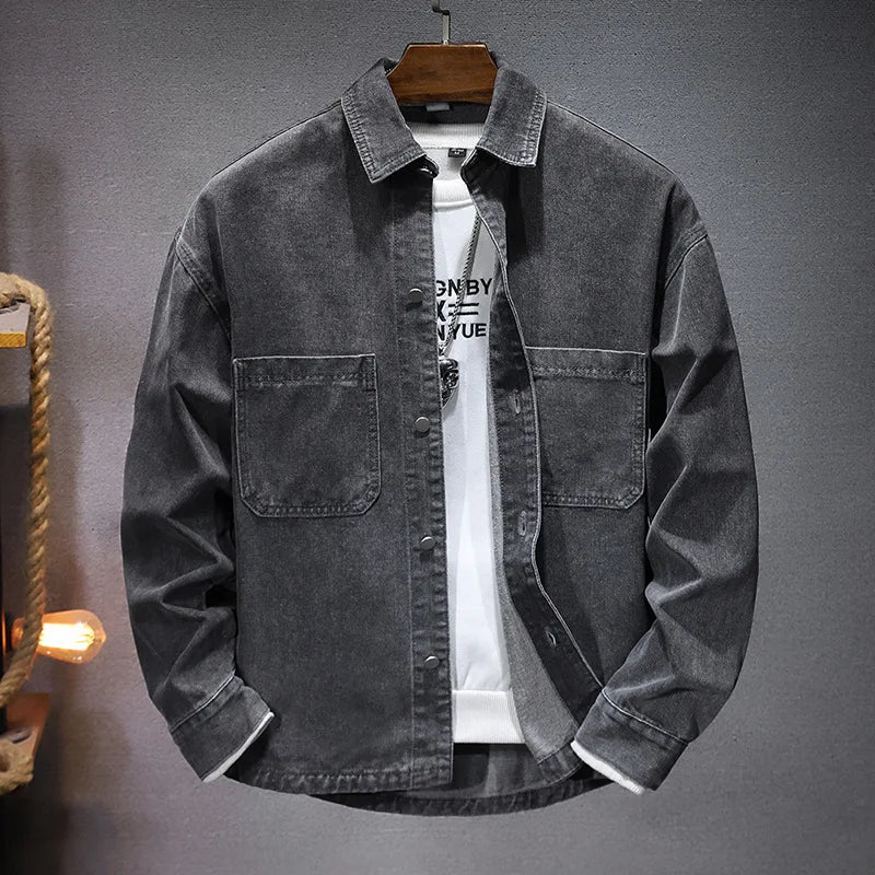 Veste Denim Rochefort Paris Pour Homme Amawinc Poids Moyen Avec Coupe Structurée Et Détails Minimes