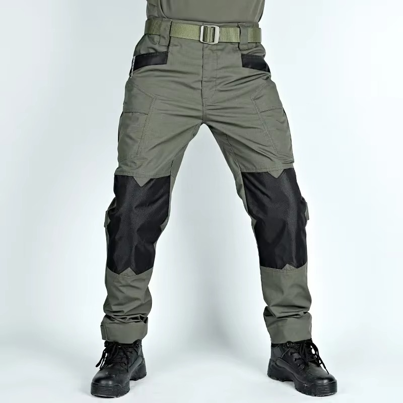 Pantalon Cargo Tactique Homme Imperméable Multi Poches Résistant À L'Usure Pour Activités Extérieures