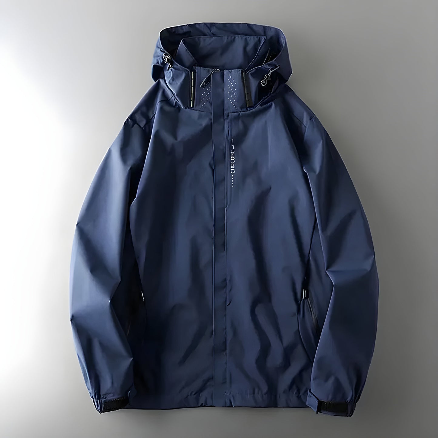 Terra Guard Veste Coupe Vent Imperméable Légère Et Compacte Avec Col Haut Et Poignets Velcro