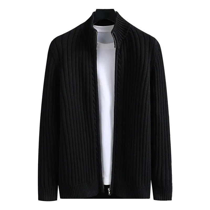 Pull Tricoté En Coton Teo Côtelé Décontracté Léger Et Confortable Esthétique Minimaliste