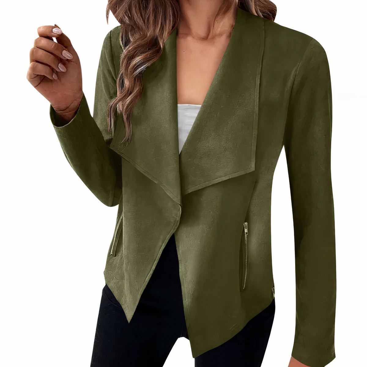 Damen Blazer aus Wildleder - Modell Saskia