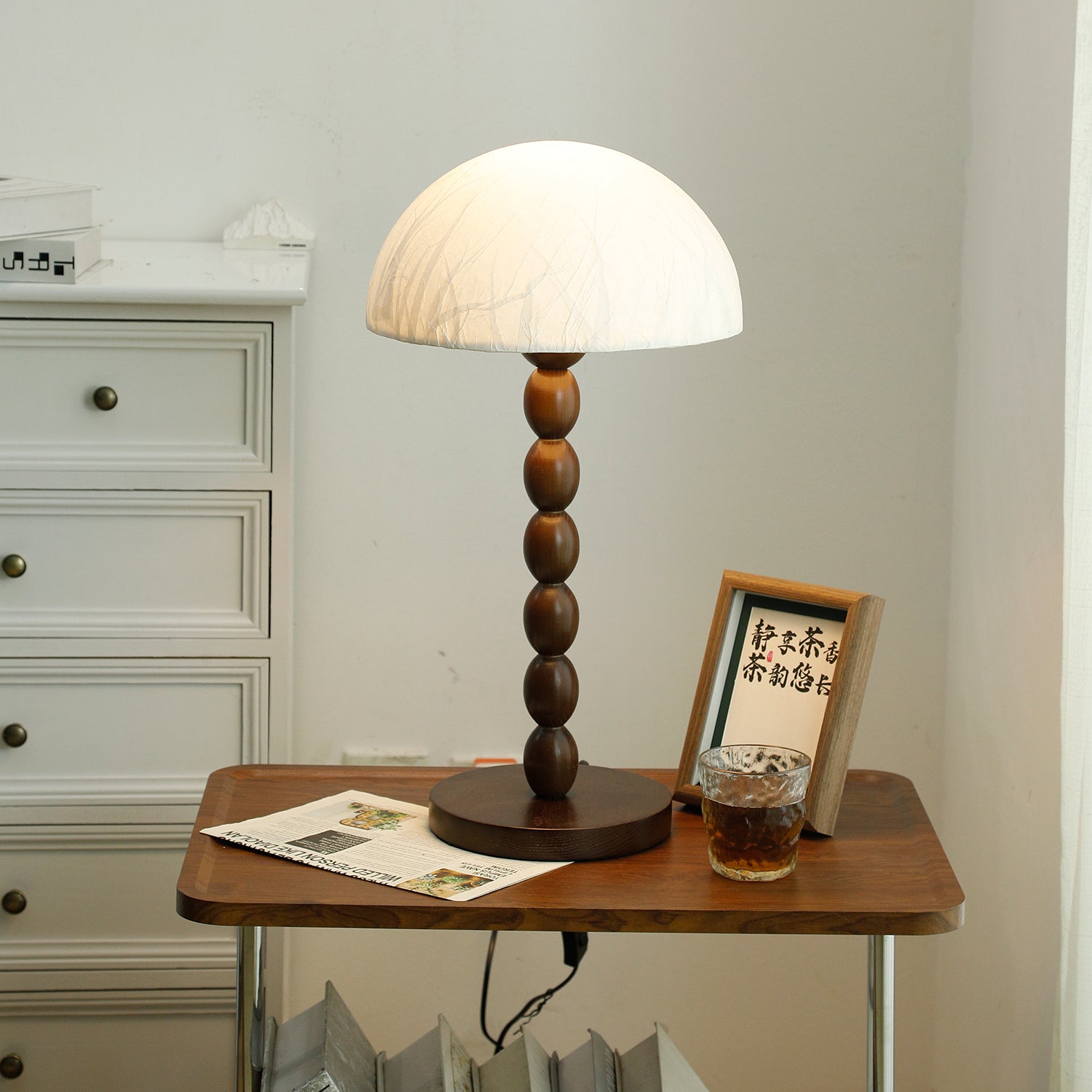 Tischlampe Satori mit Papier-schirm
 - OnyxLampen