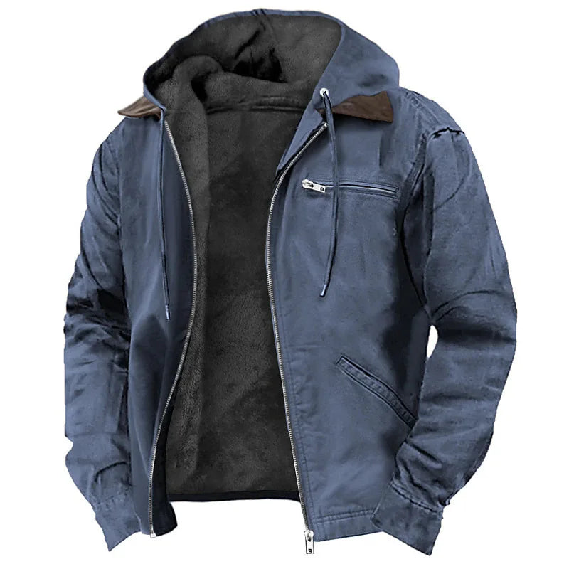 Veste Berrick Vanguard Pour Homme Coton Robuste Avec Zip Devant Poches Utilitaires Doublure Polaire Confortable