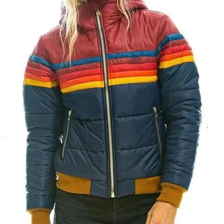 Veste En Coton Pour Femme Printemps Avec Capuche Et Fermeture Éclair Chaude Et Légère Parka Décontractée