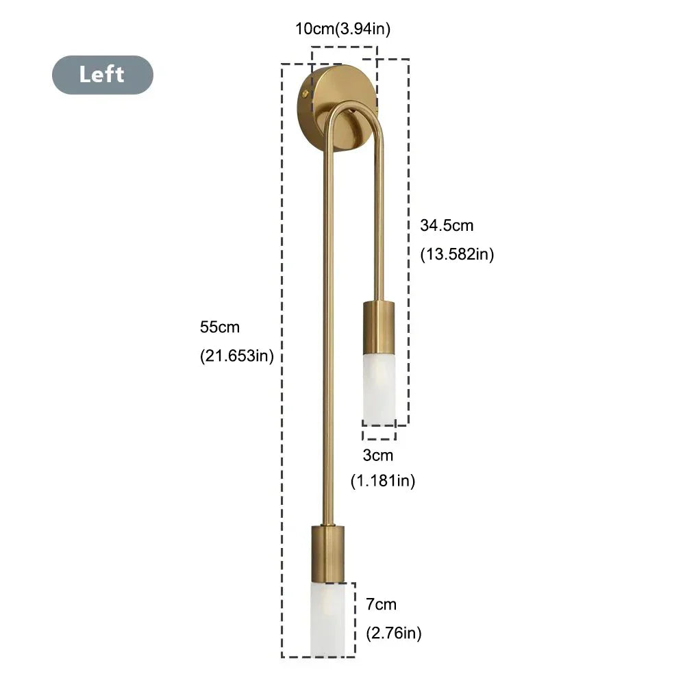 Applique Murale Skena Avec Lumière Chaude Douce Diffusion Uniforme Lignes Épurées Matériaux Durables Idéale Pour Chambre
