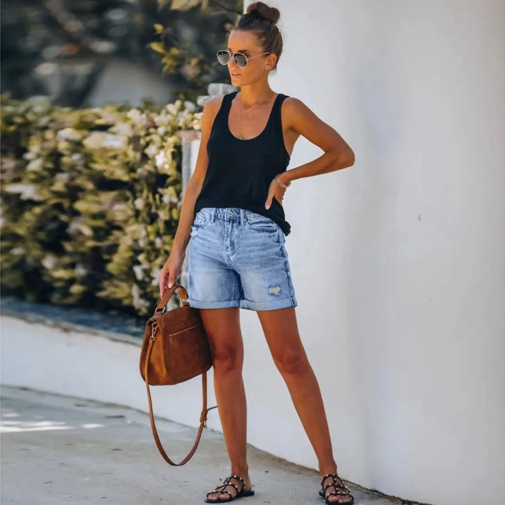 Anna's Denim Shorts