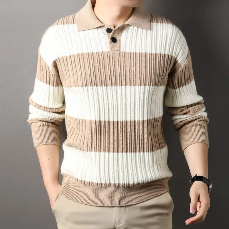 Pull Tricoté En Laine Mélangée Loxley À Rayures Confort Optimal Et Coupe Parfaite Pour Tous Les Styles