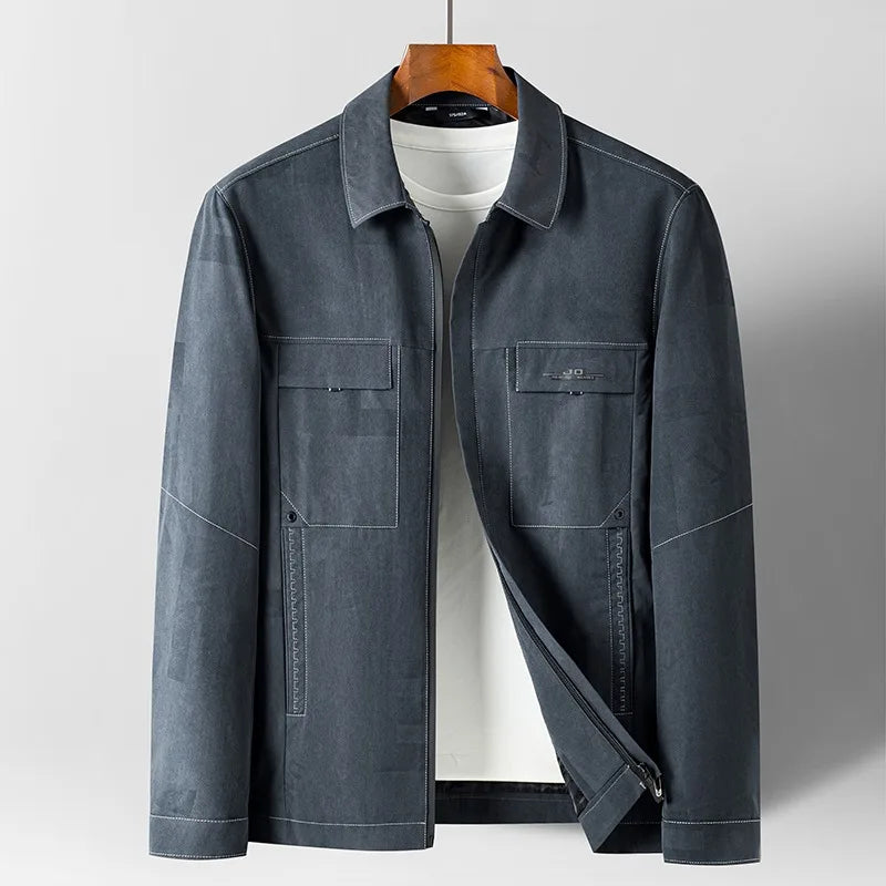 Veste Stefano Canvas Léger Confortable Et Décontractée Pour Le Quotidien En Polyester Lavable En Machine