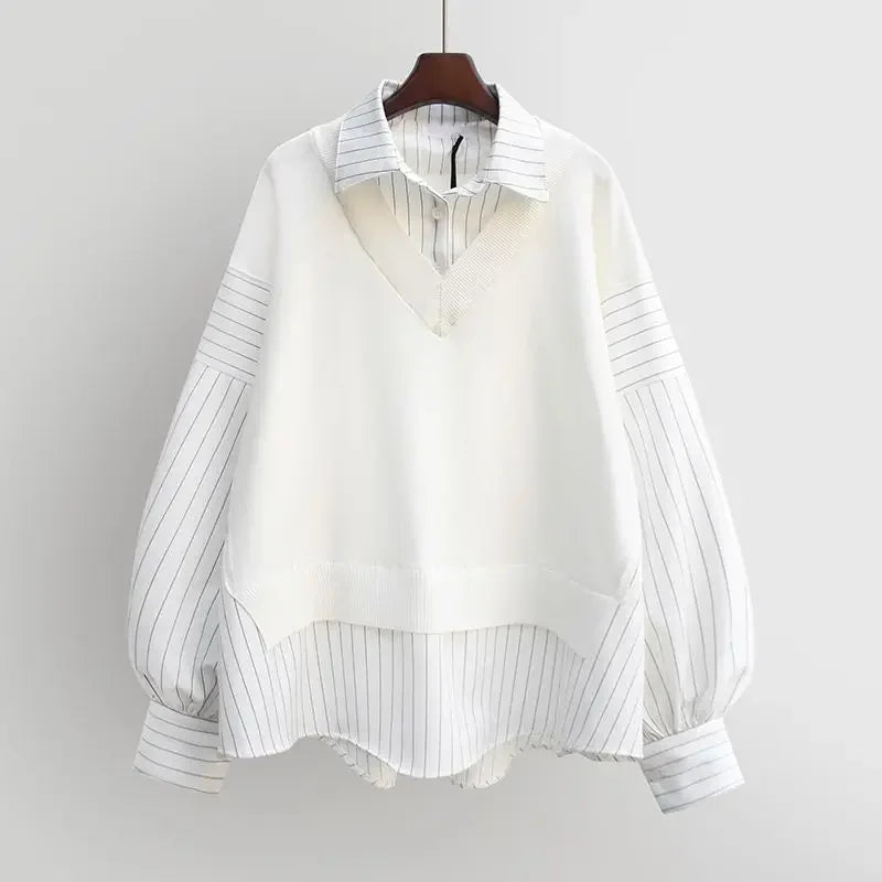Blouse Vessure Avec Coupe Structurée Contours Doux Et Confort En Couches Pour Un Style Chic