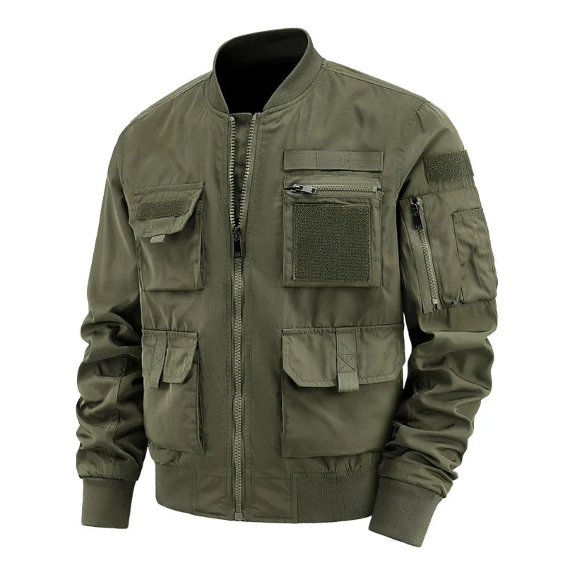 Veste Amawinc Venture Multipoches Velcro Pour Homme Avec Poches Zippées Sécurisées Et Utilité Robuste Pour Aventure